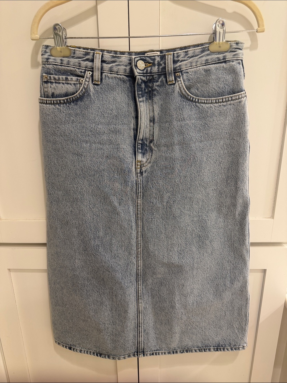 Toteme Denim Midi Skirt